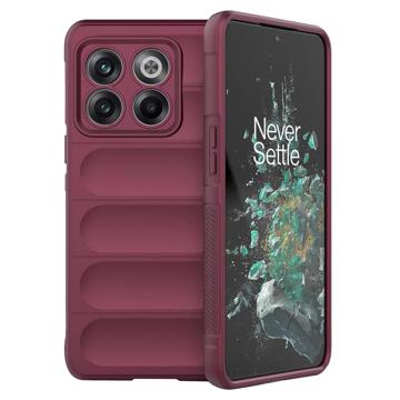 Husă TPU OnePlus 10T/Ace Pro - Rugged Serie - Roșu Vin