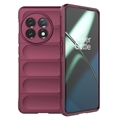 Husă TPU OnePlus 11 - Rugged - Roșu Vin