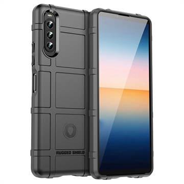 Husă TPU Sony Xperia 10 IV - Rugged Shield - Negru