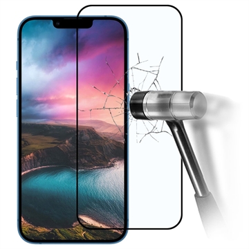 Protector de Ecran pentru iPhone 14 Pro - Rurihai Full Cover - Marginea Neagră