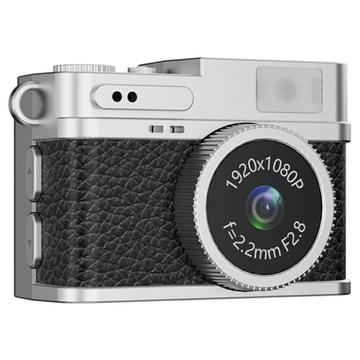 S150 Mini cameră retro cu colier - negru