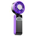 Ventilator turbo portabil S2 cu 100 de trepte de viteză - Violet / Gri Închis