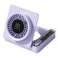Ventilator de birou pliabil S8 cu temporizator - Violet