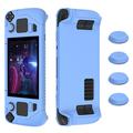 SD001 Carcasă din silicon pentru consola de jocuri Steam Deck Consolă de joc Ergonomic Grip Protective Case Anti-derapant Capac - Albastru luminos