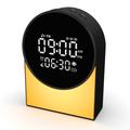 Aparat de sunete pentru somn SM12 cu Bluetooth – Ceas cu alarmă, radio FM, lumină de veghe cu LED – Negru