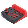 SM319 Pentru Nintendo Switch / Switch Lite Stație de control a jocului Arcade Joystick cu funcție Turbo - negru + roșu