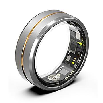 SR2 Inel inteligent elegant cu carcasă de încărcare - 19mm - auriu / argintiu