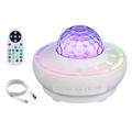 SSL001-C Lampă portabilă cu proiector de stele și difuzor Bluetooth - alb