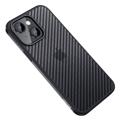 Husă Sulada Luxury Series iPhone 14 Plus - Fibră de carbon - Negru
