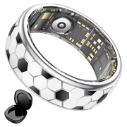 Monitor de sănătate SY15 Smart Ring cu alerte prin vibrații - Mărimea 11 - Fotbal