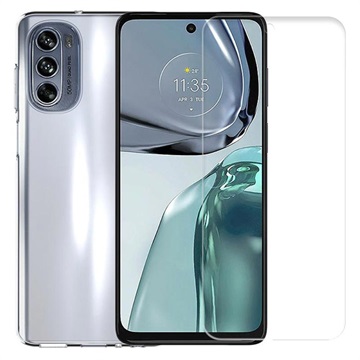 Husă TPU și Geamuri Protecție Ecran - 9H - Motorola Moto G62 5G - Saii 2-în-1