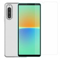 Husă TPU și Geamuri Protecție Ecran - 9H - Sony Xperia 10 IV - Saii 2-în-1