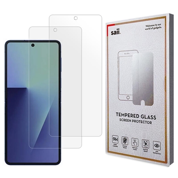 Geam Protecție Ecran Samsung Galaxy Z Flip7 - Saii 3D Premium - 2 Buc.