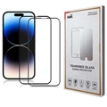 Geam Protecție Ecran - 9H - iPhone 15 Pro - Saii 3D Premium - 2 Buc.