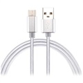 Cablu USB-C Saii Charge&Sync - 1m, USB 3.1 - Alb
