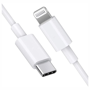 Cablu USB-C / Lightning Saii Fast - 1m - Alb