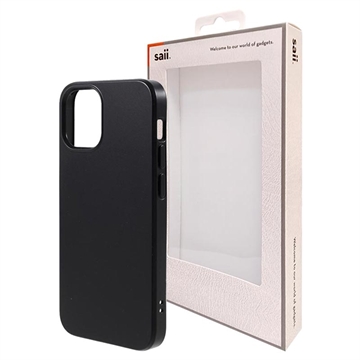 Husă Biodegradabilă iPhone 12 Mini - Saii Eco Line - Negru