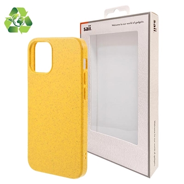 Husă Biodegradabilă iPhone 12/12 Pro - Saii Eco Line - Galben