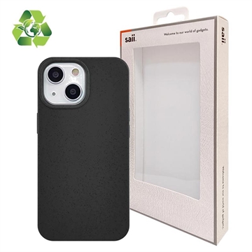 Husă Biodegradabilă iPhone 13 - Saii Eco Line - Negru