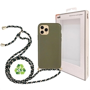 Husă Biodegradabil Cu Șnur iPhone 11 Pro - Saii Eco Line - Verde