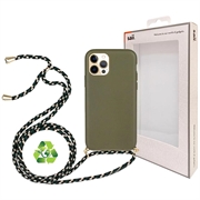Husă Cu Șnur iPhone 12 Pro Max - Saii Eco Line - Verde