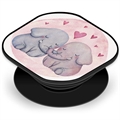 Stand Extensibil & Grip Saii Premium - Elefanți Îndrăgostiți
