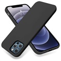Husa Pro din Silicon Lichid Sai Premium iPhone 13 - Negru