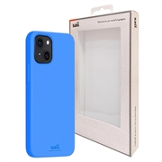 Husa din Silicon Lichid Saii Premium iPhone 13 - Albastru