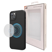 Husa din Silicon Lichid iPhone 15 Saii Premium MagSafe - Negru