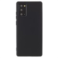 Husă Silicon Lichid Samsung Galaxy Note20 - Saii Premium - Negru