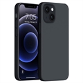 Husa din Silicon Lichid Saii Premium iPhone 14 Plus - Negru