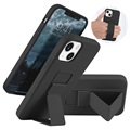 Husă Silicon cu Bandă de Mână iPhone 13 - Saii - Negru