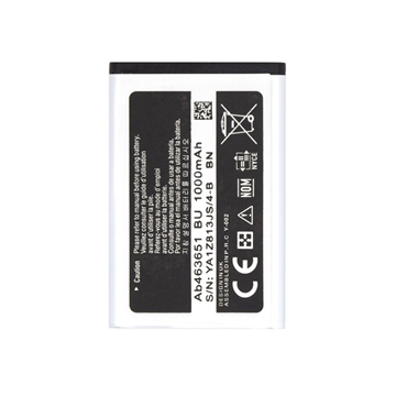 Acumulator Samsung AB463651BE - 1000 mAh