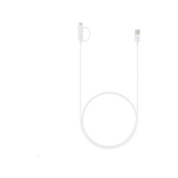 Cablu combo Samsung EP-DG930DWE - USB-C și MicroUSB - 1.5m - vrac - alb