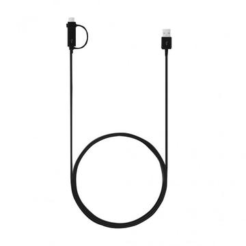 Cablu combo Samsung EP-DG950DBE - USB-C și MicroUSB - 1.4m - vrac - negru