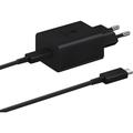 Samsung Fast Travel Charger & USB-C Cable EP-T1510EBE - 15W - vrac - negru