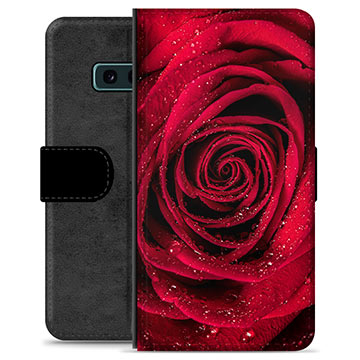 Husă Portofel Premium - Samsung Galaxie S10e - Trandafir