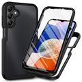 Husă Samsung Galaxy A05s - 360 Protection - Negru / Clar
