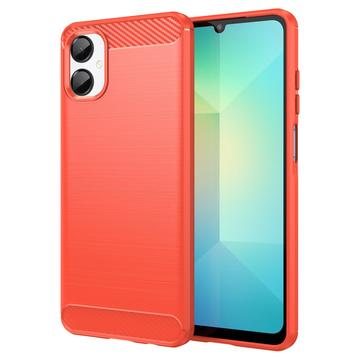 Husă TPU Brushed Samsung Galaxy A06 5G - Fibră de Carbon