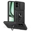 Husă Hibridă Samsung Galaxy A07 4G/5G cu Inel Rotativ cu Ecran pentru Cameră