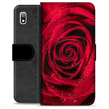 Husă Portofel Premium - Samsung Galaxy A10 - Trandafir