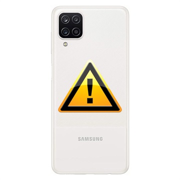 Reparație Capac Baterie Samsung Galaxy A12 - Alb