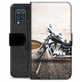 Husă Portofel Premium - Samsung Galaxy A12 - Motocicletă
