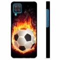 Capac Protecție - Samsung Galaxy A12 - Fotbal în Flăcări