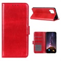 Husă Portofel cu Închidere Magnetică Samsung Galaxy A12 - Roșu
