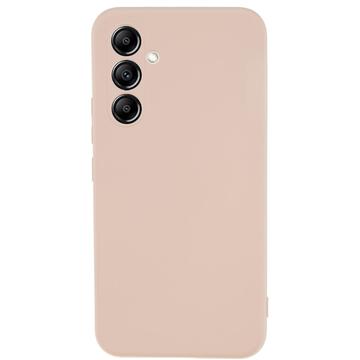 Husa Mate TPU Anti-Amprenta Samsung Galaxy A14/A14 5G - Roz