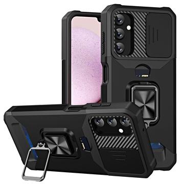 Husă Hibridă Samsung Galaxy A14/A14 5G cu Inel Rotativ cu Ecran pentru Cameră