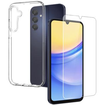 Set de Protecție - 9H - Samsung Galaxy A15 - Northjo 2-în-1 - Clar