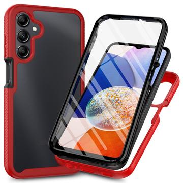 Husă Samsung Galaxy A16 - 360 Protection - Roșu / Clar