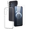 Set de protecție 3 în 1 Samsung Galaxy A16 Northjo - Transparent